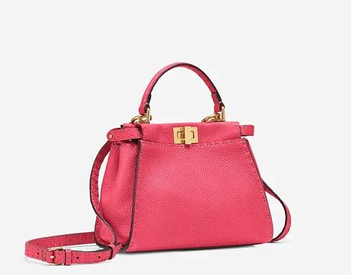 FENDI 2020早秋包款上新 藍(lán)色格紋編織 法棍 吉他包