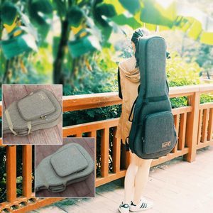 加厚吉他包36 38 39 40 41寸古典民謠 金川個(gè)性吉他雙肩琴包套袋