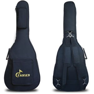 吉他包40寸 41寸 民謠 木吉他 黑色厚牛津布加厚海綿 雙肩吉他包